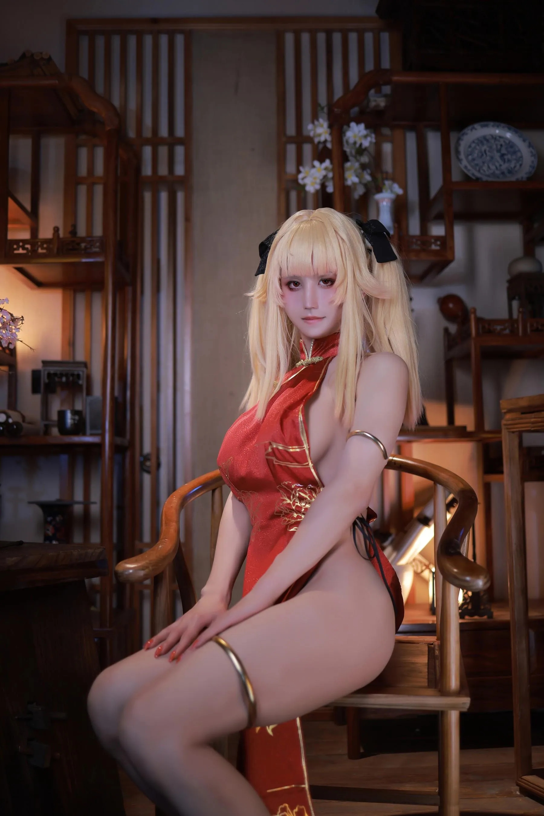 桜满三时 – NO.04 萌姬联合 旗袍 [67P]插图8